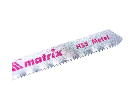 Набор пилок по металлу для электролобзика Matrix Professional 50x1.2 мм HSS EU-хвостовик 78207 3 шт. – изображение 4