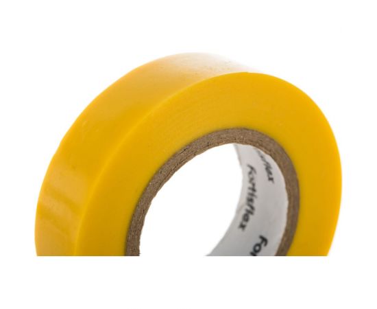 Изолента ПВХ FORTISFLEX 15 ммх0.15 ммх10 м желтая 71224 – изображение 4