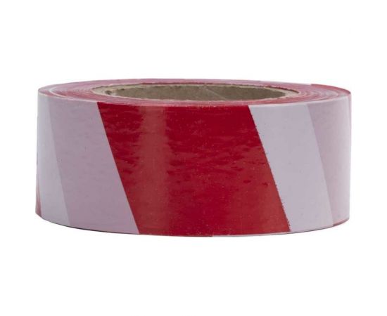 Лента для ограждения FORT Форт 50 мм х 200 м, бело-красная 10004494 – изображение 4