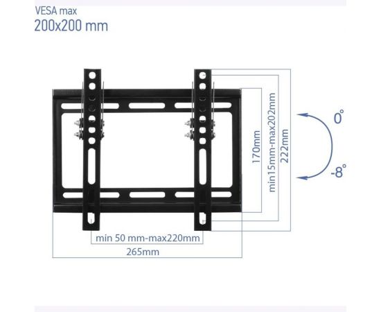 Наклонный кронштейн Godigital dr mounts черный 23"-42" KL 2020T – изображение 5