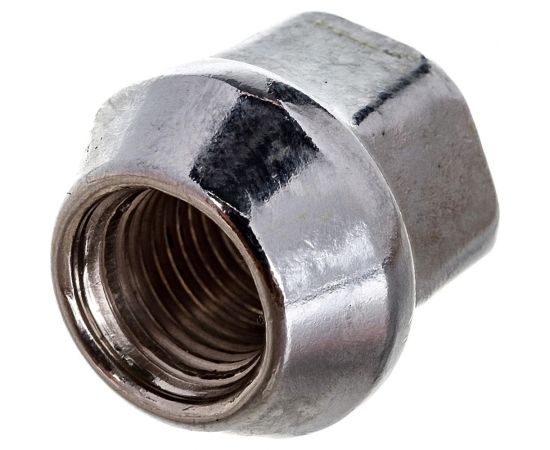 Гайка конус M12x1.25 открытая 21 мм, ключ 19 мм, цинк 014, 20 шт SKYWAY S10602014 – изображение 5