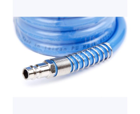 Шланг воздушный полиуретановый, спиральный 8x12 мм, 15 м KraftWell KRW-HC081215 – изображение 6