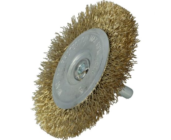Щетка дисковая 65х15 мм, с хвостовиком, латунная FASTER TOOLS 1694 – изображение 6