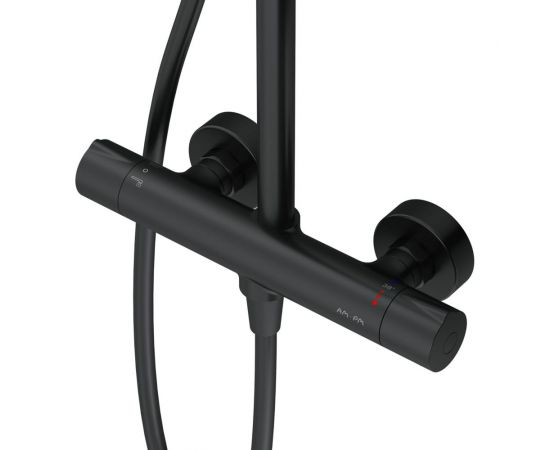 Душевая система AM.PM Like смеситель для душа с термостатом, 3 функции, черный F0780422 – изображение 7