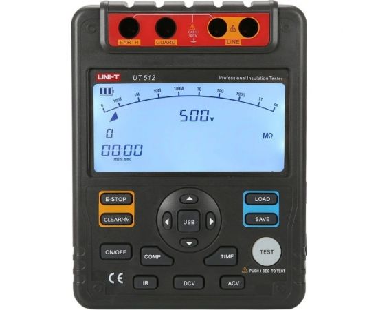 Цифровой измеритель сопротивления изоляции UNI-T UT512 00-00000189 
