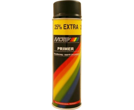 Быстросохнущий акриловый грунт MOTIP черный, 500 мл 05-000008 