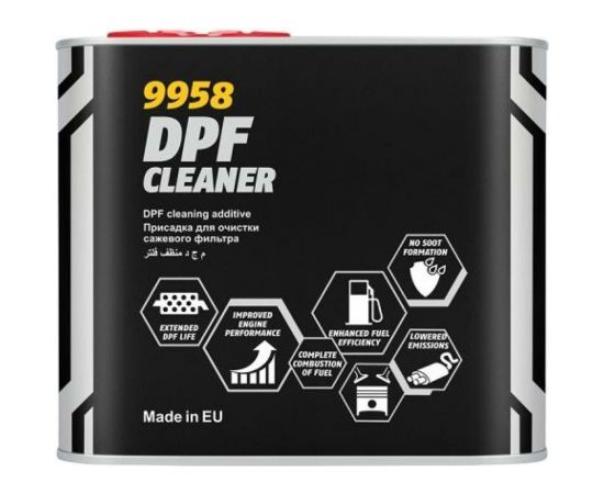 Присадка в топливо для очистки сажевых фильтров MANNOL DPF CLEANER metal 400 мл 9958 