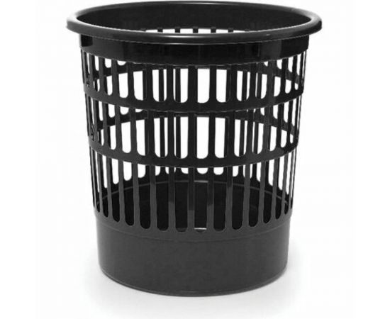 Сетчатая корзина для бумаг STAFF Basic 9 л черная 237915 