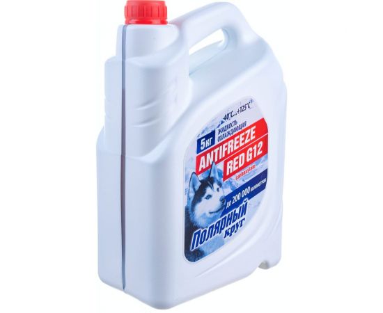 Охлаждающая жидкость NIAGARA Антифриз Полярный круг G12, красный, 5 кг 2001001011 