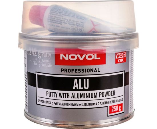 Автошпатлевка Novol ALU с алюминием 0.25 кг X6119889 