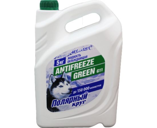 Охлаждающая жидкость NIAGARA Антифриз Полярный круг G11, зеленый, 5 кг 2001002011 