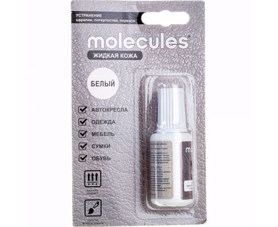 Жидкая кожа Molecules белый KMLS731 