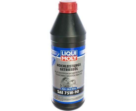 Синтетическое трансмиссионное масло 1л 75W-90 LIQUI MOLY Hochleistungs-Getriebeoil GL4+(GL-4/GL-5) 3979 