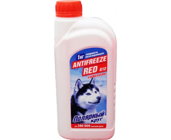 Охлаждающая жидкость NIAGARA Антифриз Полярный круг G12, красный, 1 кг 2001001006 