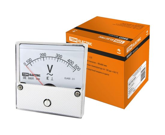 Вольтметр TDM В80П 500В-2.5, поверенный SQ1102-0251 