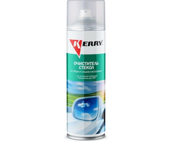 Очиститель стекол KERRY от грязи и следов насекомых, аэрозоль, 650 мл 11604730 