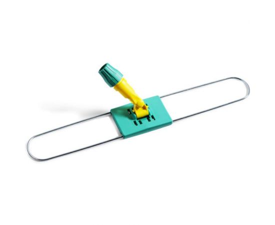 Складной держатель мопов TTS хромированный с полипропиленовой пластиной и шарниром, 40х9 см 00000801 