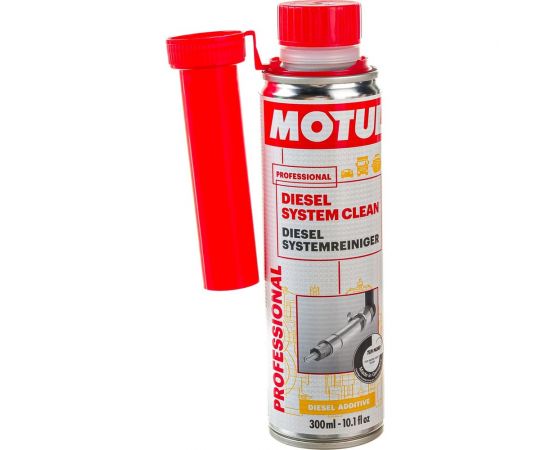 Очиститель топливной системы дизельного двигателя MOTUL DIESEL SYSTEM CLEAN AUTO 0.3 л 108117 