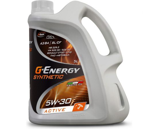 Масло SyntheticActive 5W-30 5л G-Energy 253142406 – изображение 2