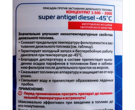Суперантигель с диспергатором в дизельное топливо Lavr 3,35 л Ln2121 – изображение 2