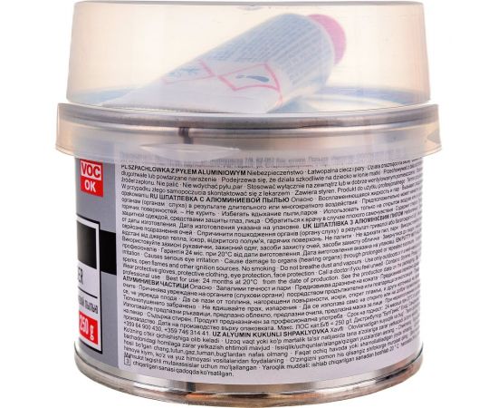 Автошпатлевка Novol ALU с алюминием 0.25 кг X6119889 – изображение 3