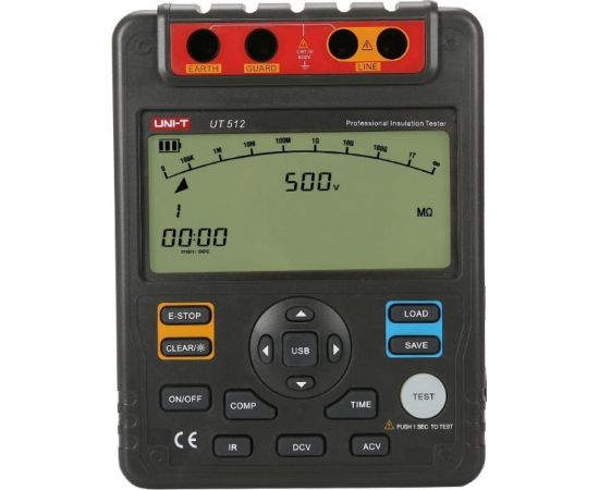 Цифровой измеритель сопротивления изоляции UNI-T UT512 00-00000189 – изображение 3