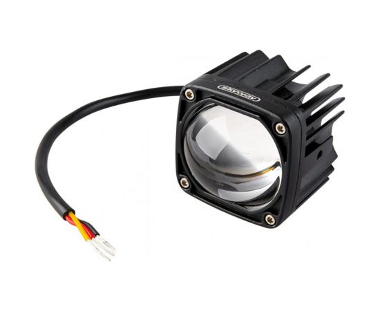 Светодиодная фара SKYWAY off road прямоугольная 12v/24v, 15w, 6000k/3000k, 2 диода S07201129 – изображение 3