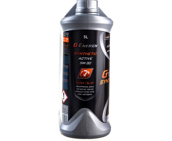 Масло SyntheticActive 5W-30 5л G-Energy 253142406 – изображение 4
