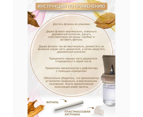 Ароматизатор в машину на дефлектор Avto Vins Антитабак 5224273 – изображение 4