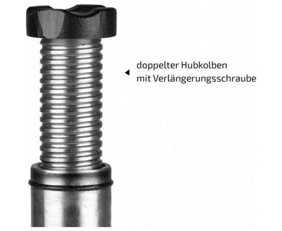 Бутылочный домкрат Heyner 2-х ступ. низкопрофильный Премиум 8 т. 346110 – изображение 5