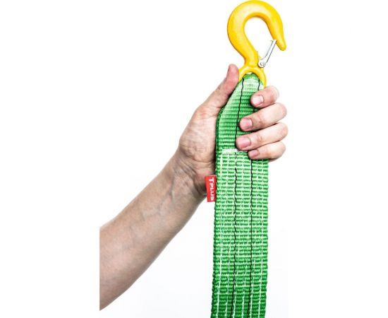 Буксировочный трос Tplus 6 т, 6 м, крюк/крюк, с флажками T002266 – изображение 5