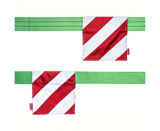 Буксировочный трос Tplus 6 т, 6 м, крюк/крюк, с флажками T002266 – изображение 6