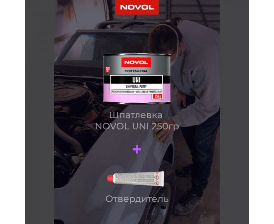 Шпатлевка Novol Unisoft 0.25 кг X6121443 – изображение 9