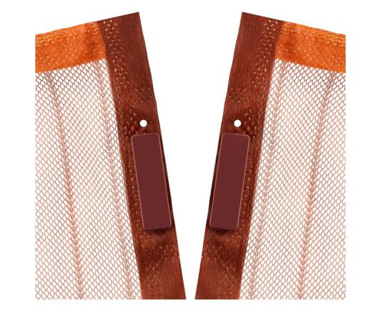 Дверная антимоскитная сетка с магнитным замком REXANT 210x100 см, коричневая 71-0220 