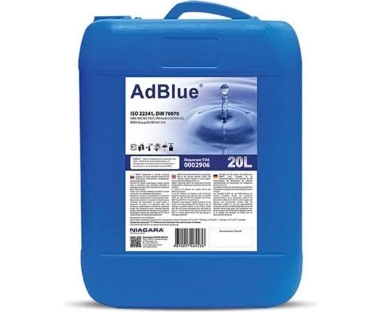 Жидкость AdBlue NIAGARA водный раствор мочевины для систем SCR а/м Евро 4/5/6, 20 л 4008000013 