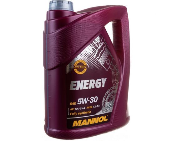 Синтетическое моторное масло MANNOL ENERGY 5W30 5 л 75115 