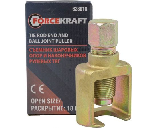 Съемник шаровых опор и наконечников рулевых тяг Forcekraft FK-628018 зев 18 мм 52711 