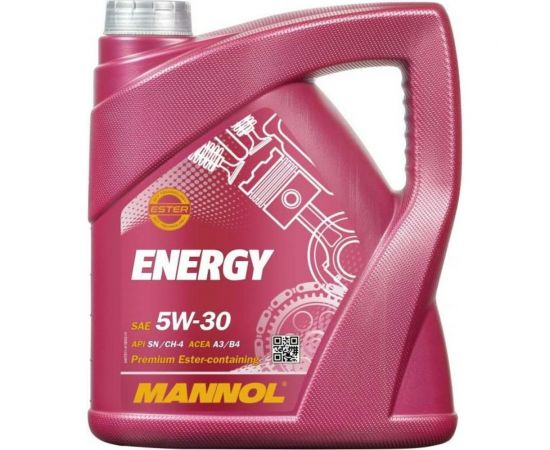 Синтетическое моторное масло MANNOL ENERGY 5W30, 4 л, 7017 