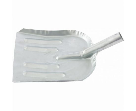 Стальная оцинкованная лопата для уборки снега Россия 320х340 мм, без черенка 615365 