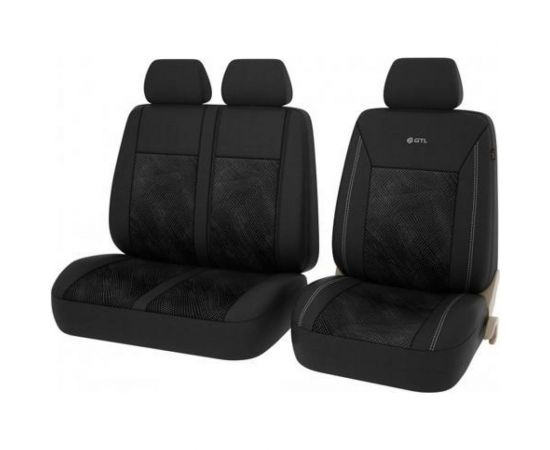 Чехлы GTL Jakkard TRANSIT черный, полиэстер + жаккард 132683 