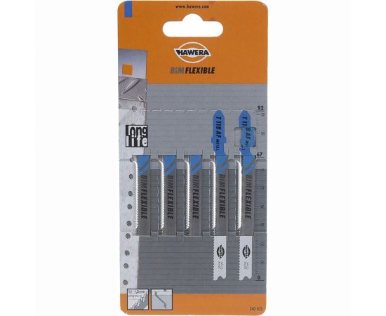 Пилка лобзиковая T 118 AF (5 шт; BIM) HAWERA F00Y240503 