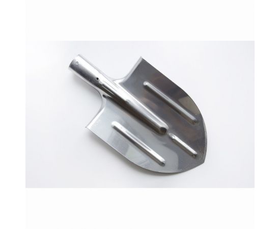 Штыковая лопата с ребрами жесткости СКОБЯНОЙ нержавейка t-1.5 009001 