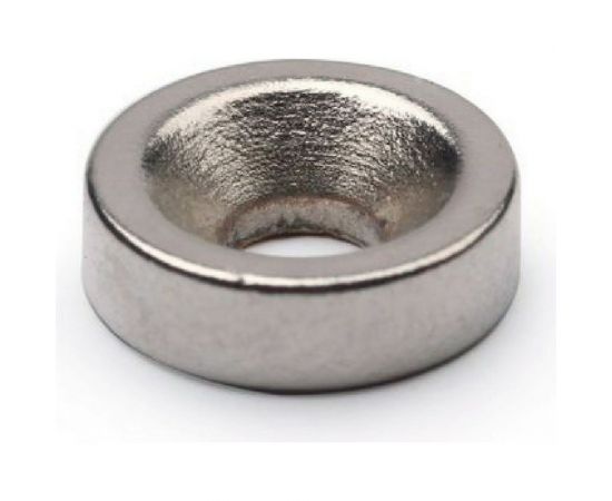 Неодимовый магнит Forceberg диск 10x3 мм с зенковкой 3.5/7 мм, 20 шт. 9-1301005-020 – изображение 2