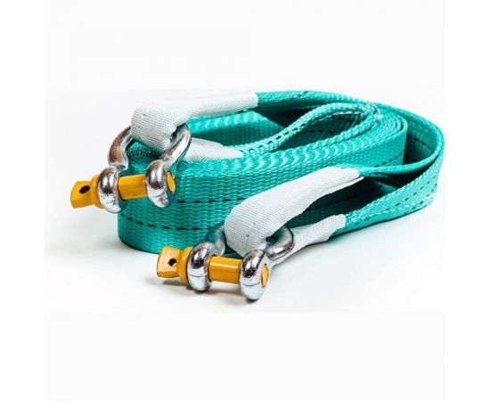 Буксировочный текстильный трос ООО КанТраст 12 т, 5 м, скоба-скоба tbt125000ss – изображение 2