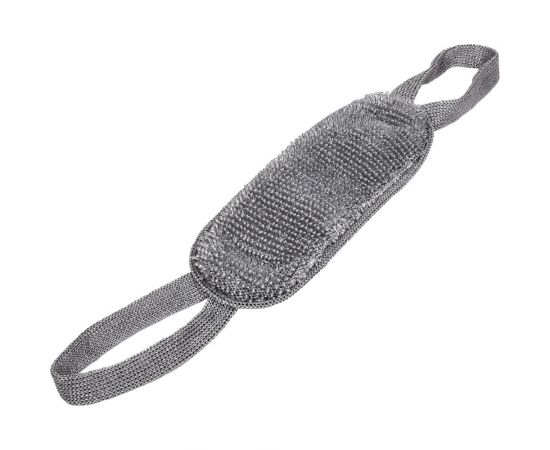 Мужская двухсторонняя мочалка из полипропилена Банные Штучки 37х13 см, 57х13 см с ручками 40175 – изображение 2