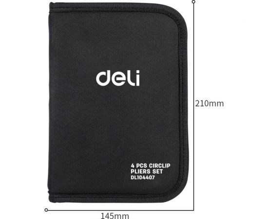 Набор съемников стопорных колец DELI DL104407 98429 – изображение 3