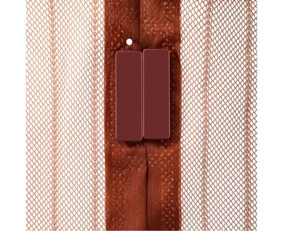 Дверная антимоскитная сетка с магнитным замком REXANT 210x100 см, коричневая 71-0220 – изображение 3