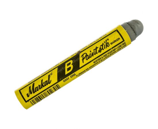 Твёрдый маркер-краска Markal B Paintstik, серый 80230 – изображение 3