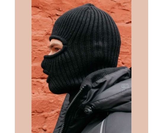 Трикотажная шапка-маска ООО ГУП Бисер черная 2000271683153 – изображение 3
