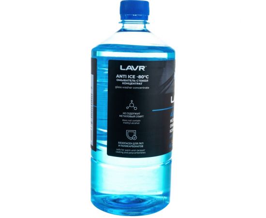Концентрат незамерзающей жидкости для омывания стекол Лавр Anti-ice -80C 1000мл Ln1324 – изображение 4